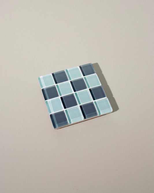 Glass Tile Coaster ~ Mermaid