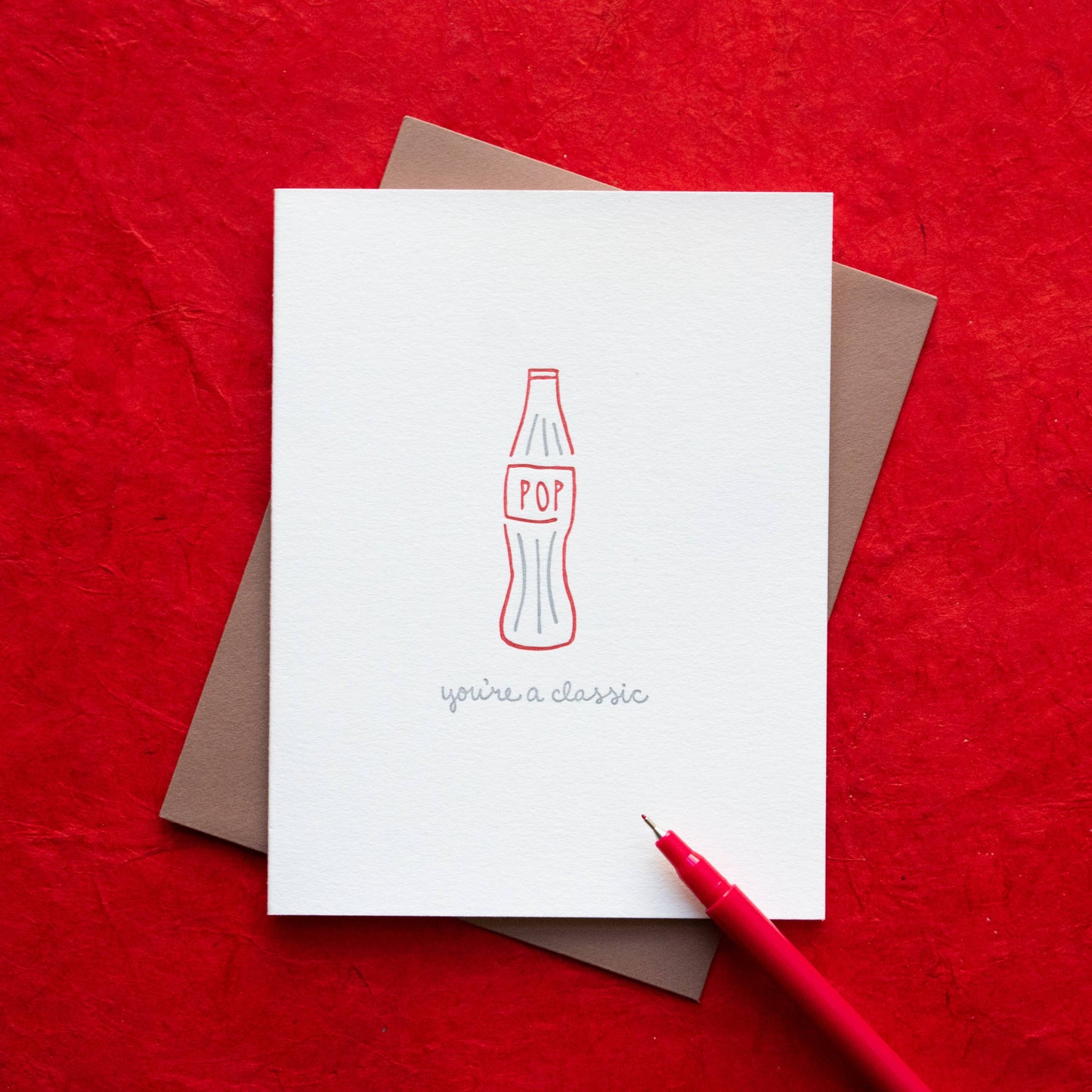 Parent Greeting Card ~ You're A Classic, Pop