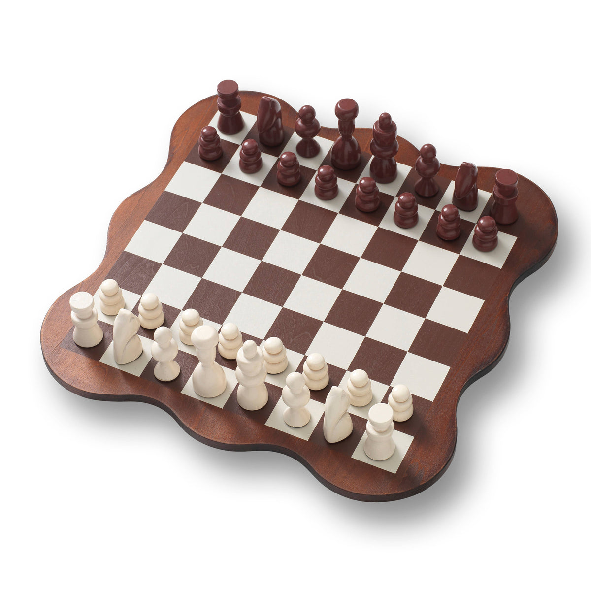 Wooden Chess Set ~ Midnight Mosaic