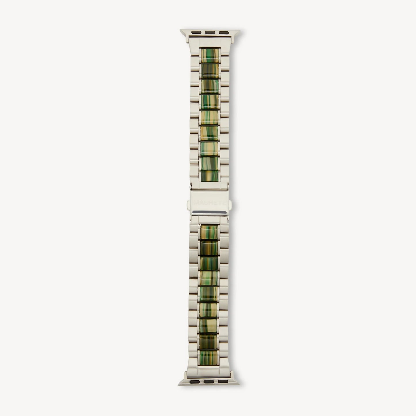 Boyfriend Apple Watch Band ~ Silver Meadow