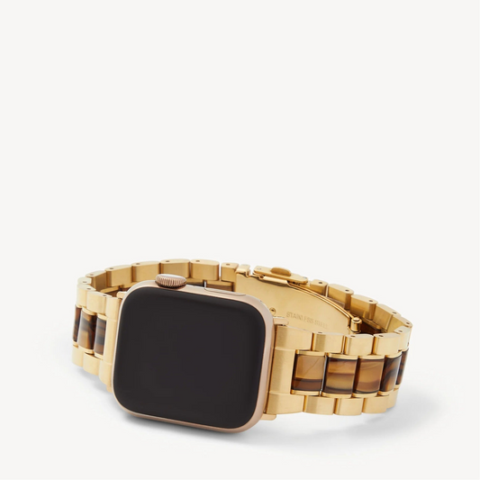 Boyfriend Watch Band ~ Gold Tiger's Eye