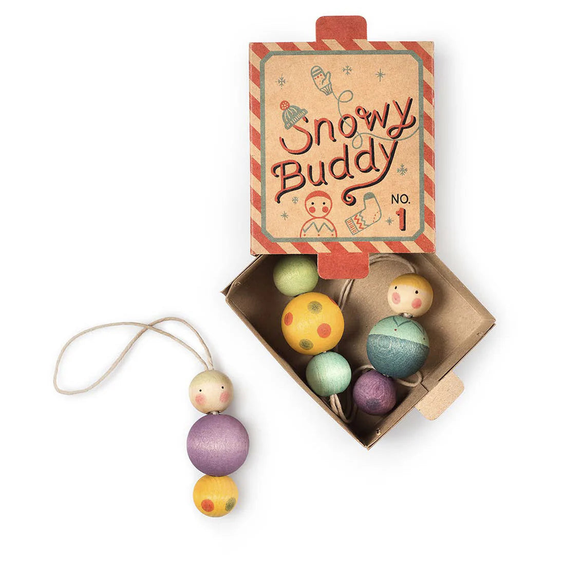 Ornament Set ~ Snowy Buddy {No.1}