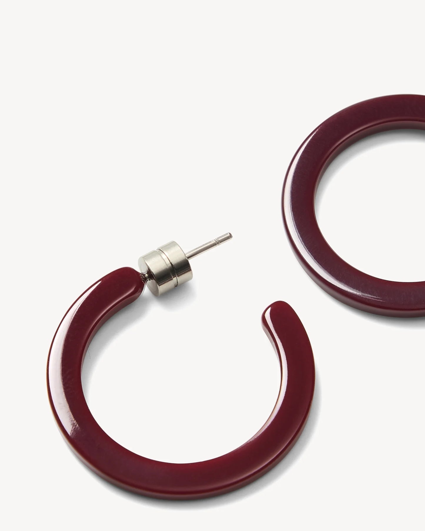 Mini Hoops ~ Oxblood