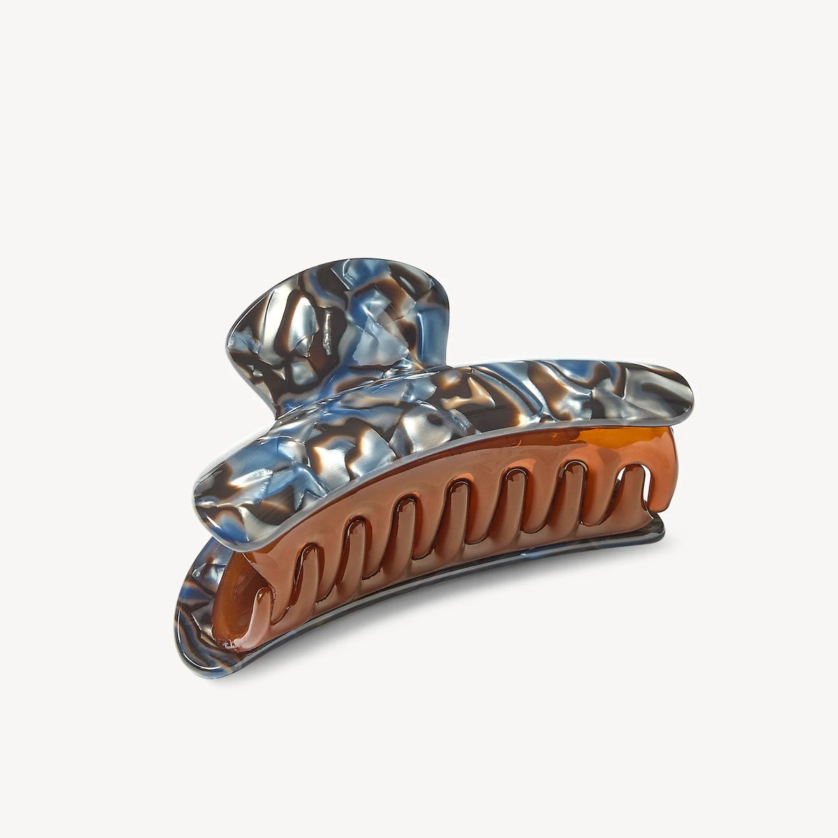 Hair Claw ~ Blue Horn