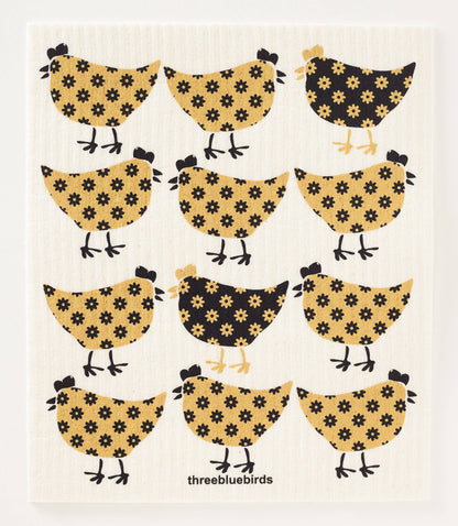 Swedish Dishcloth ~ Chickens