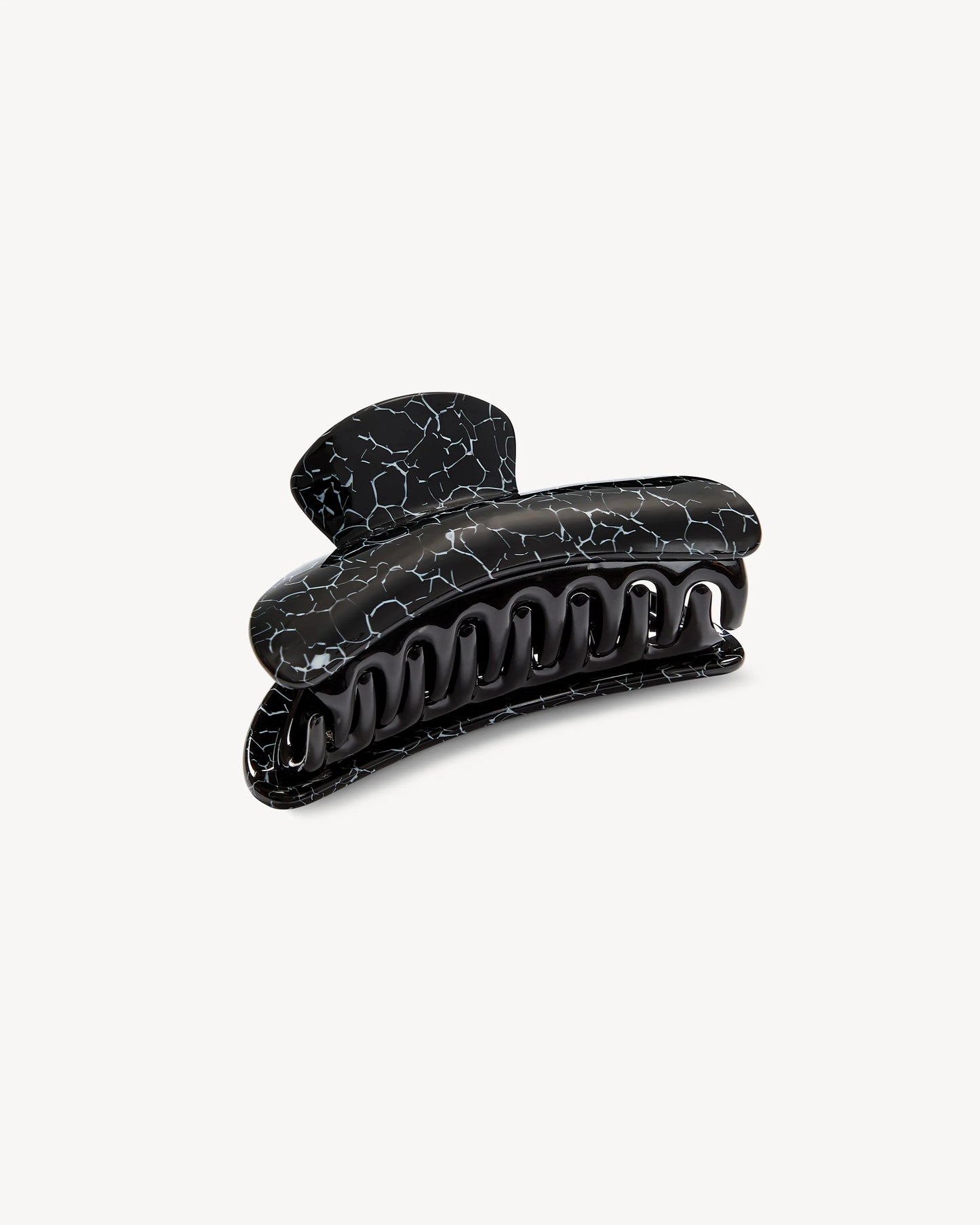 Hair Claw ~ Black Marble
