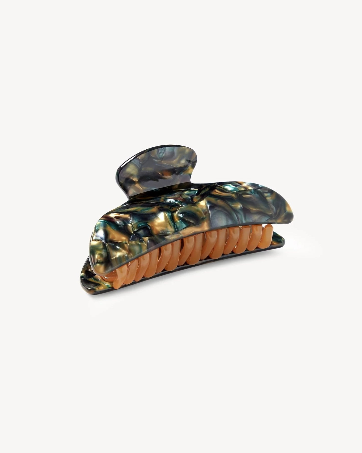 Hair Claw ~ Green Tortoise