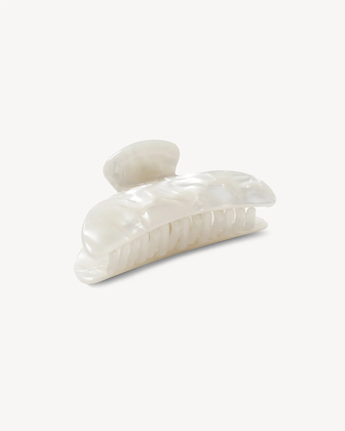 Hair Claw ~ White Shell