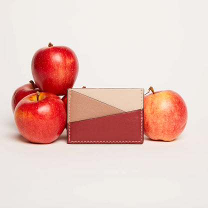 Apple Leather Puzzle Cardholder