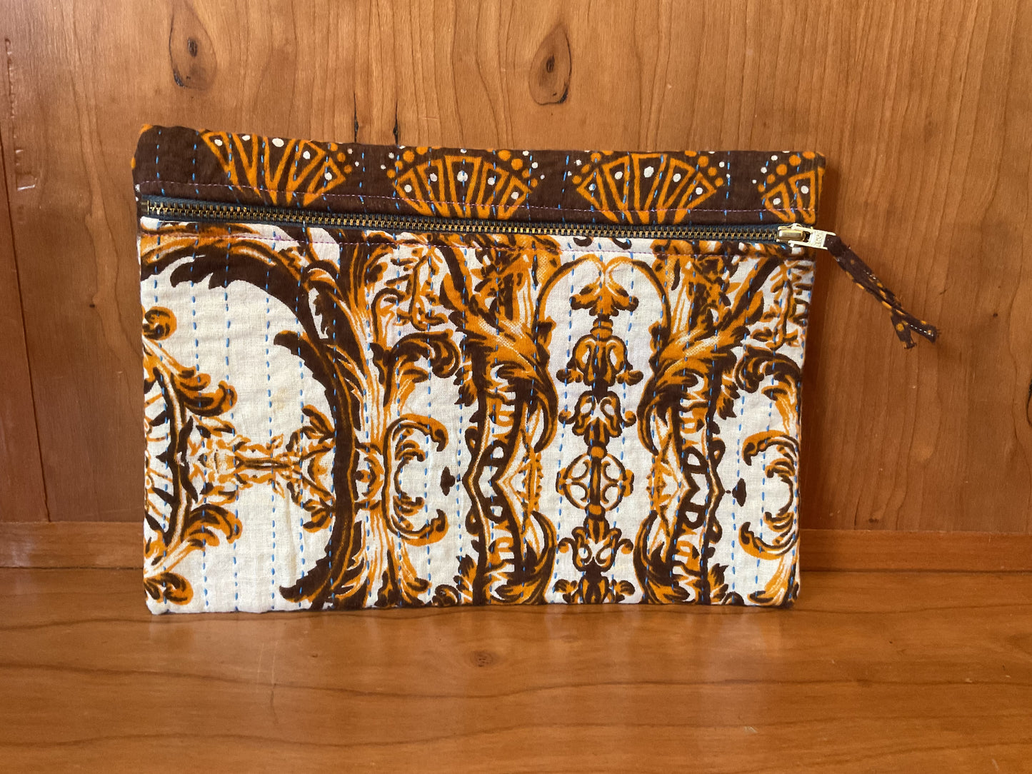 Pouch Clutch ~ Vintage Fabric