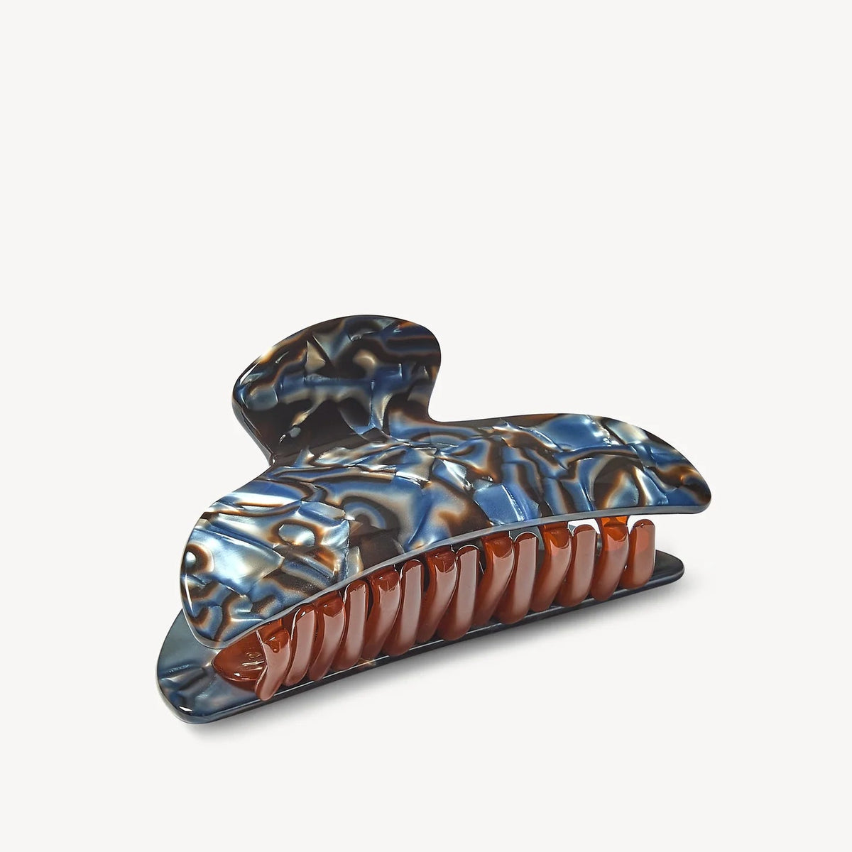 Hair Claw ~ Blue Horn