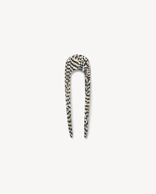 French Hairpin (Mini) ~ Perle Noir