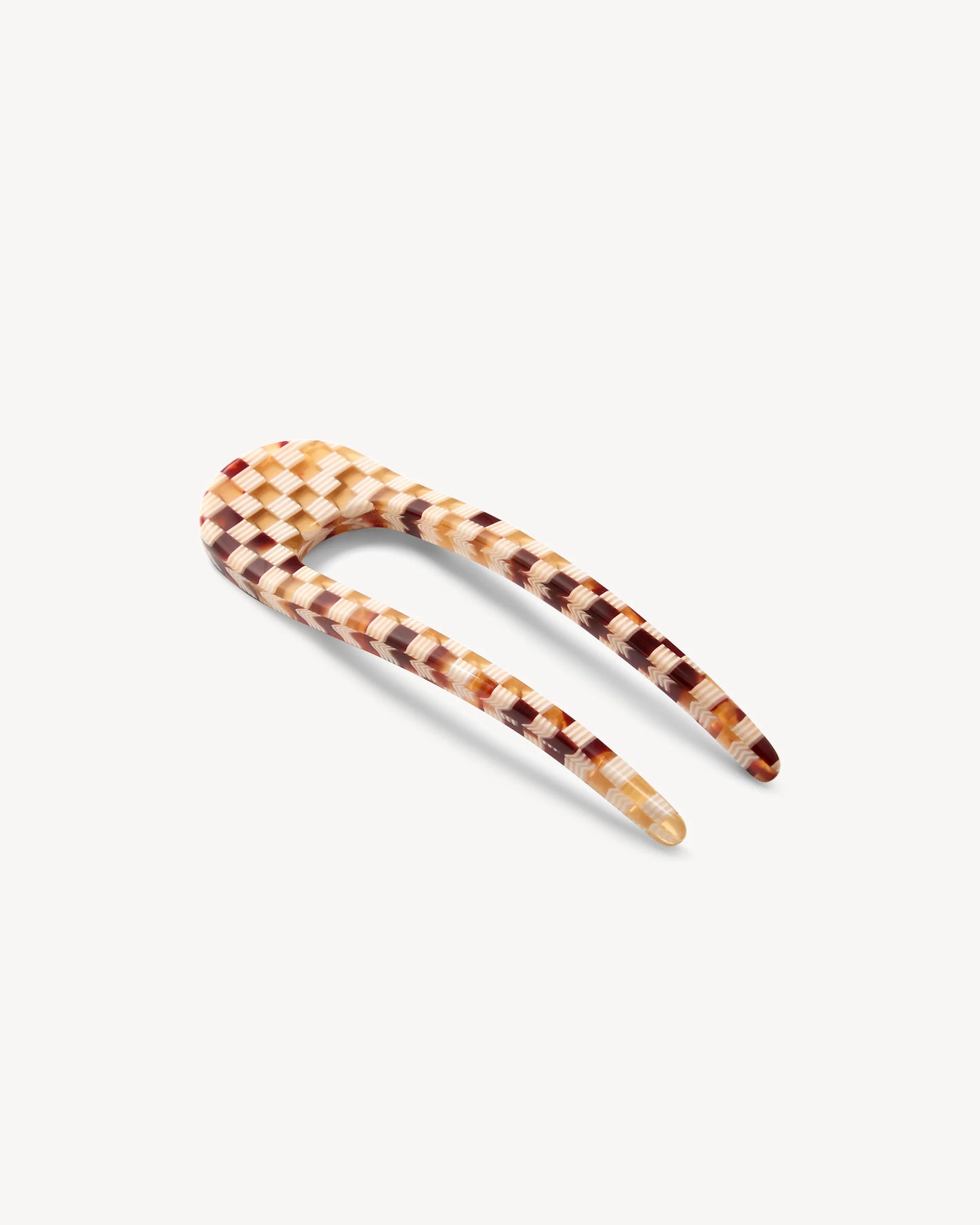 French Hairpin ~ Tortoise Checker