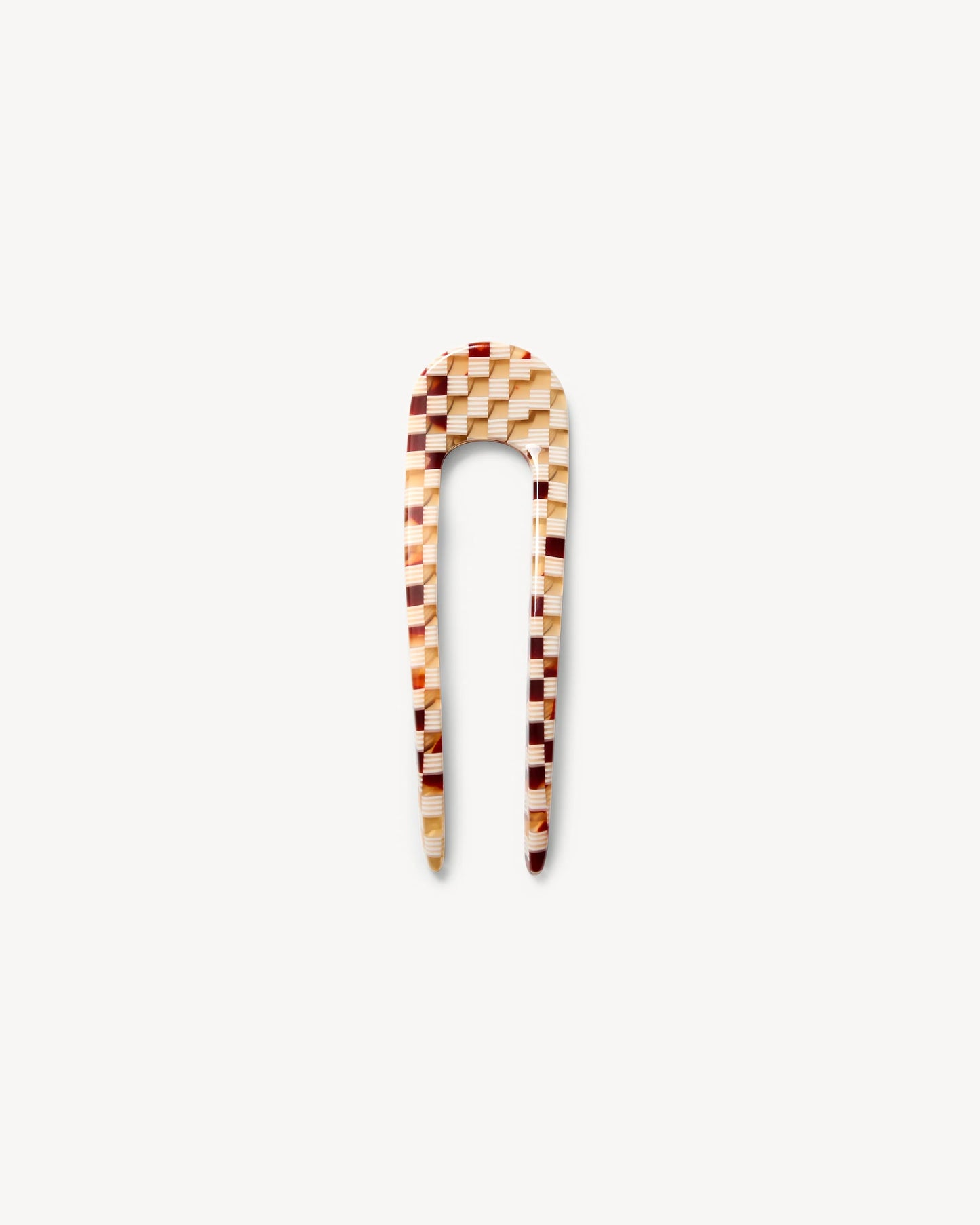 French Hairpin ~ Tortoise Checker