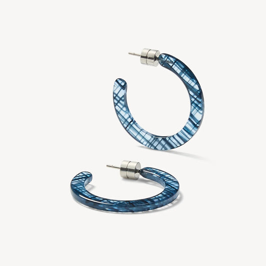 Mini Hoops ~ Chambray