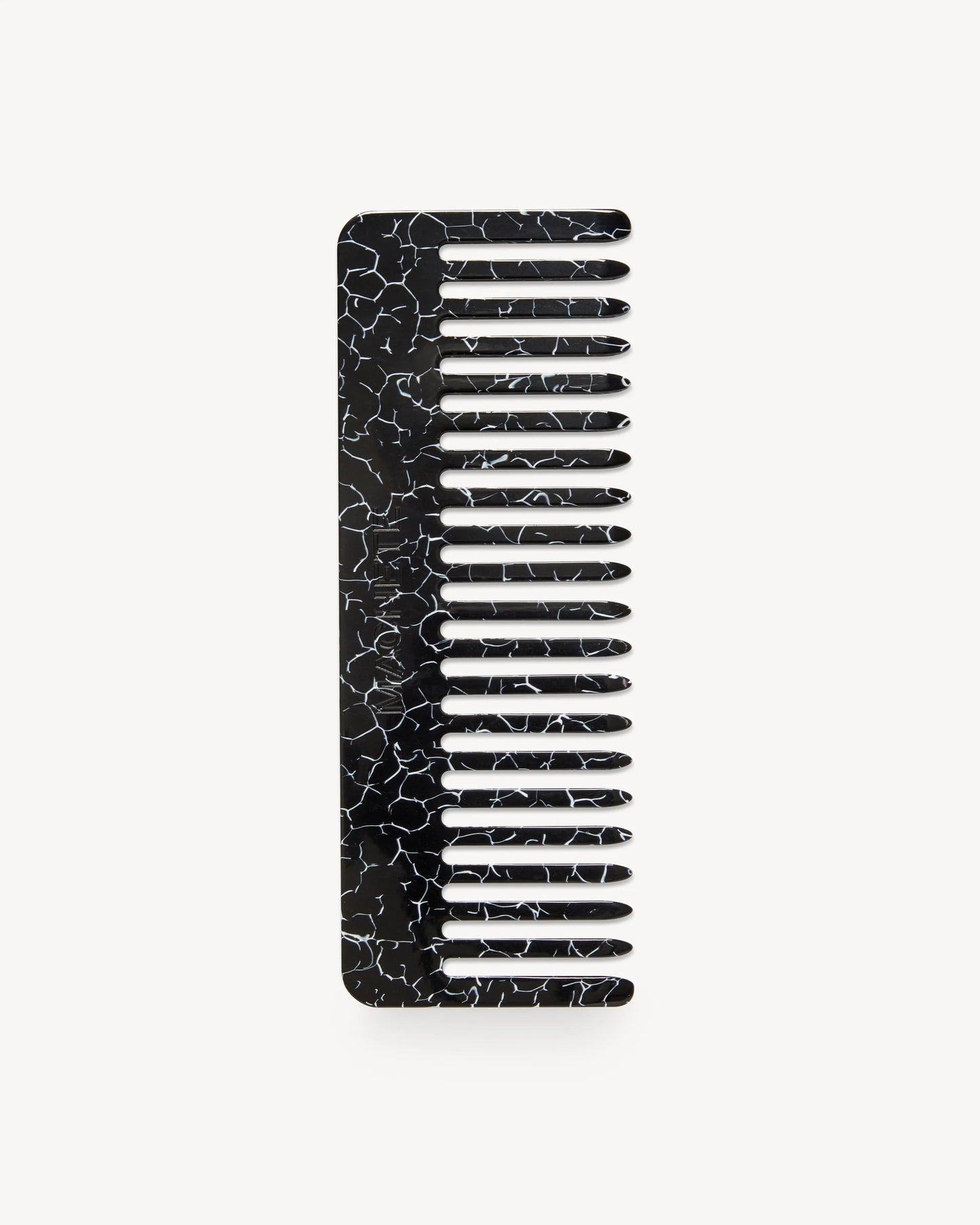 Hair Comb ~ Black Marble