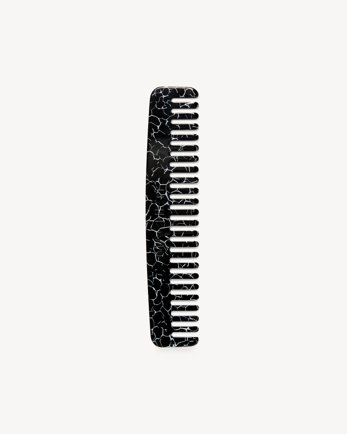 Hair Comb ~ Black Marble