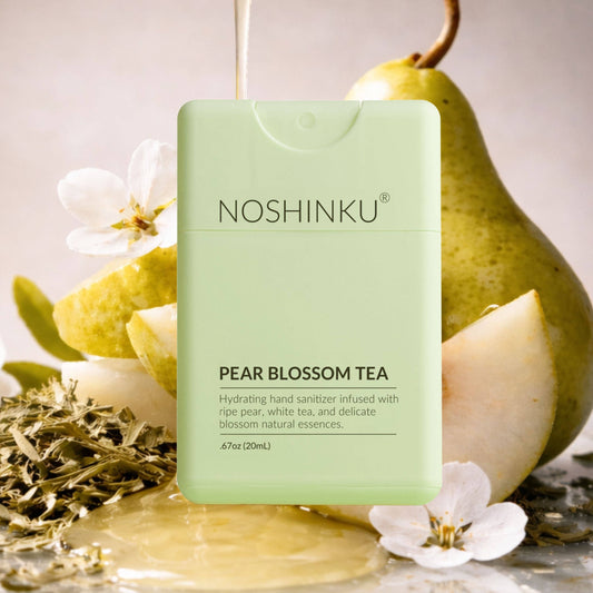 Refillable Pocket Sanitizer ~ Pear Blossom Tea