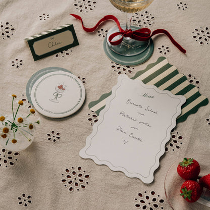 Menu Cards Set of 20 ~ Fruits & Coupes