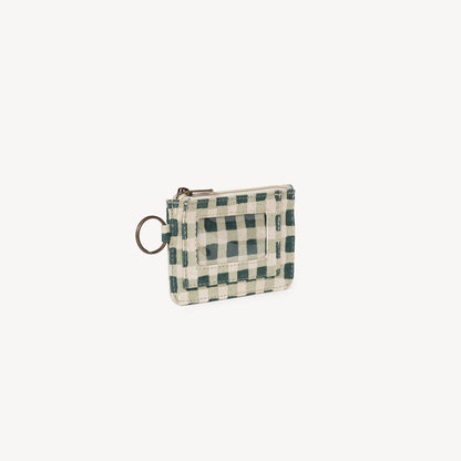 ID Pouch ~ Evergreen Gingham