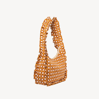 Momo Shoulder Bag ~ Toffee Check