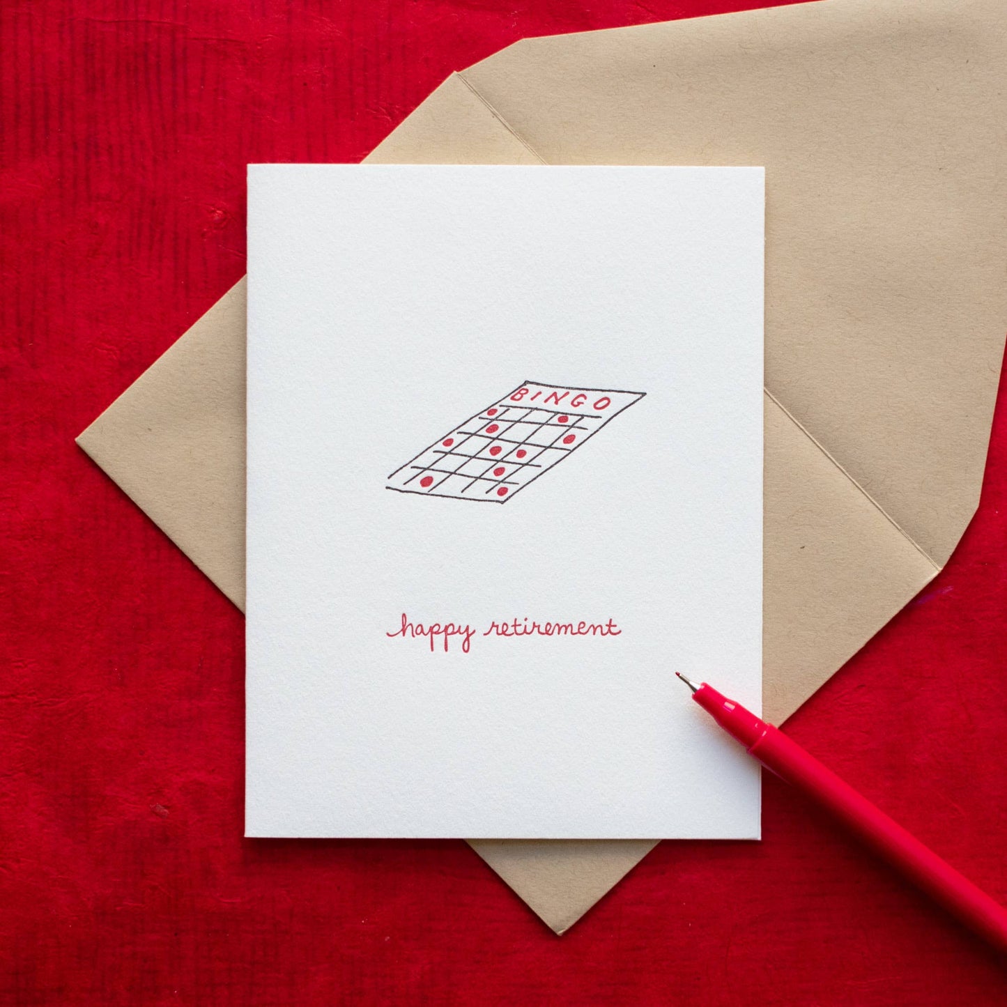 Retirement Greeting Card ~ Game of Checkers