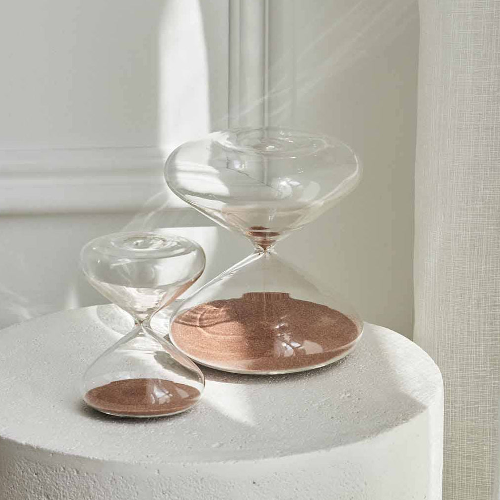 Mindful Focus Hourglass 30 Minutes, Glass Sand Timer