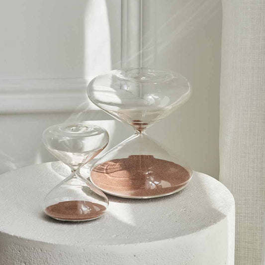 Mindful Focus Hourglass 30 Minutes, Glass Sand Timer