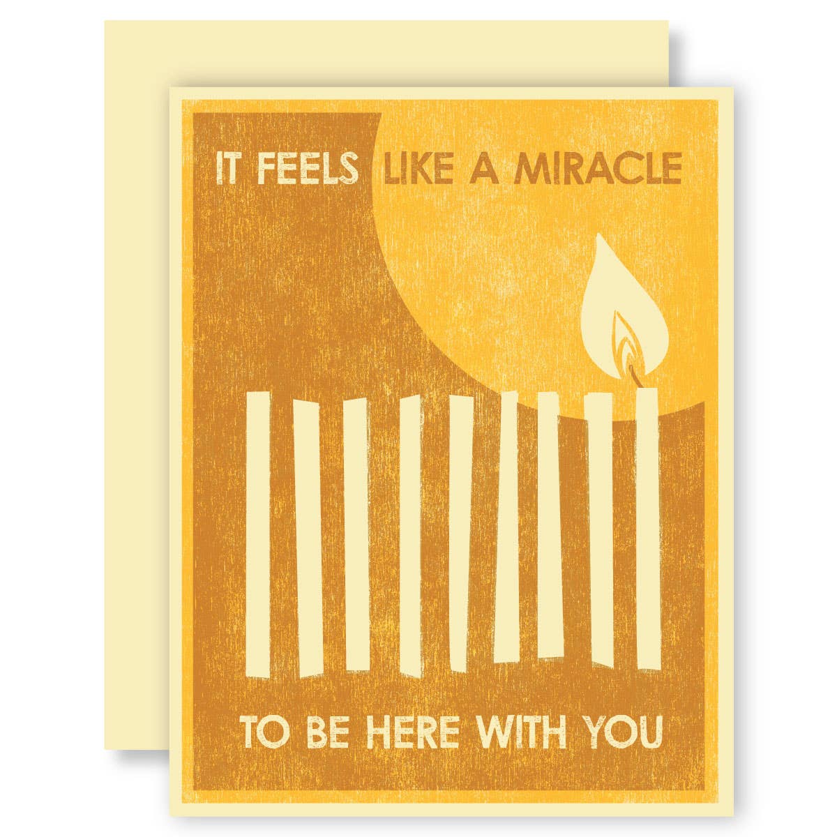 Holiday Greeting Card ~ Hanukkah Menorah