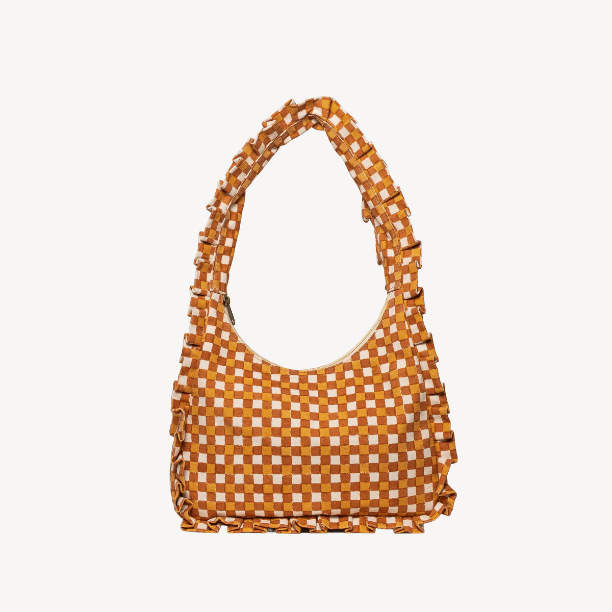 Momo Shoulder Bag ~ Toffee Check