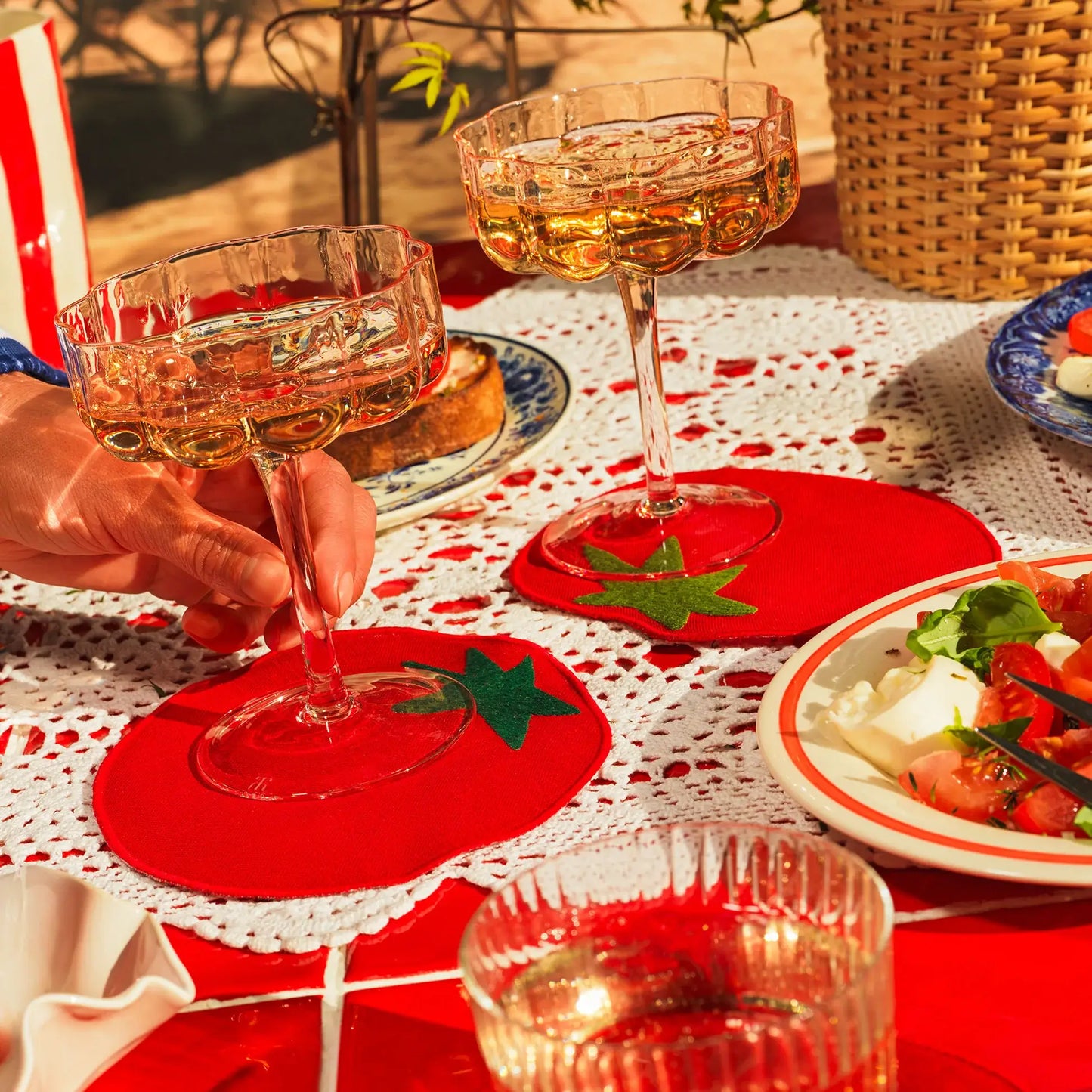 Cocktail Napkins ~ Tomato