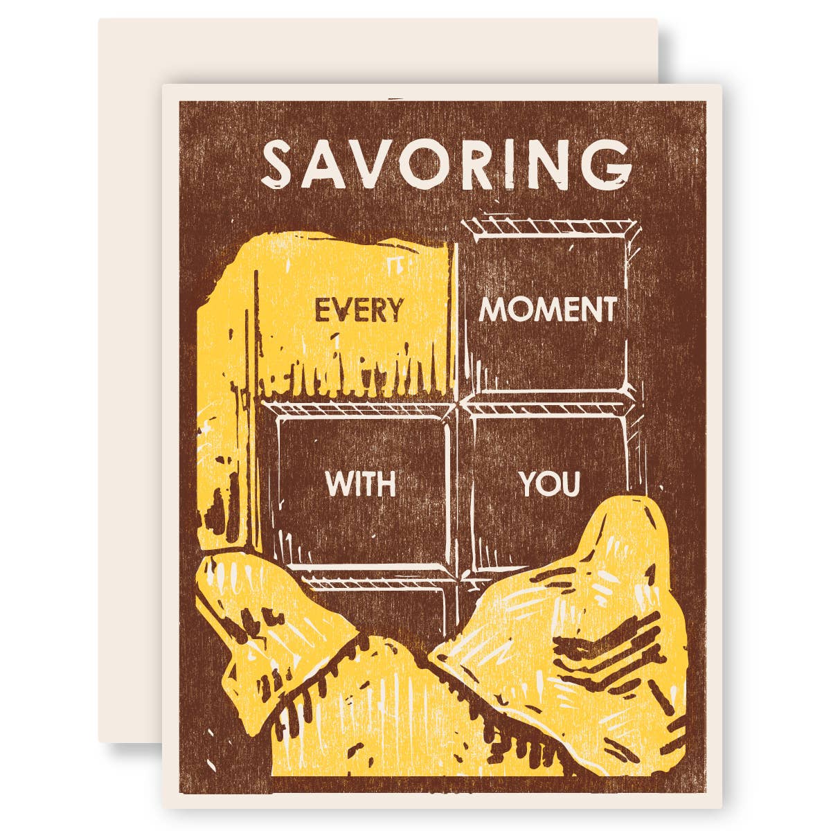 Romantic Greeting Card ~ Chocolate Bar
