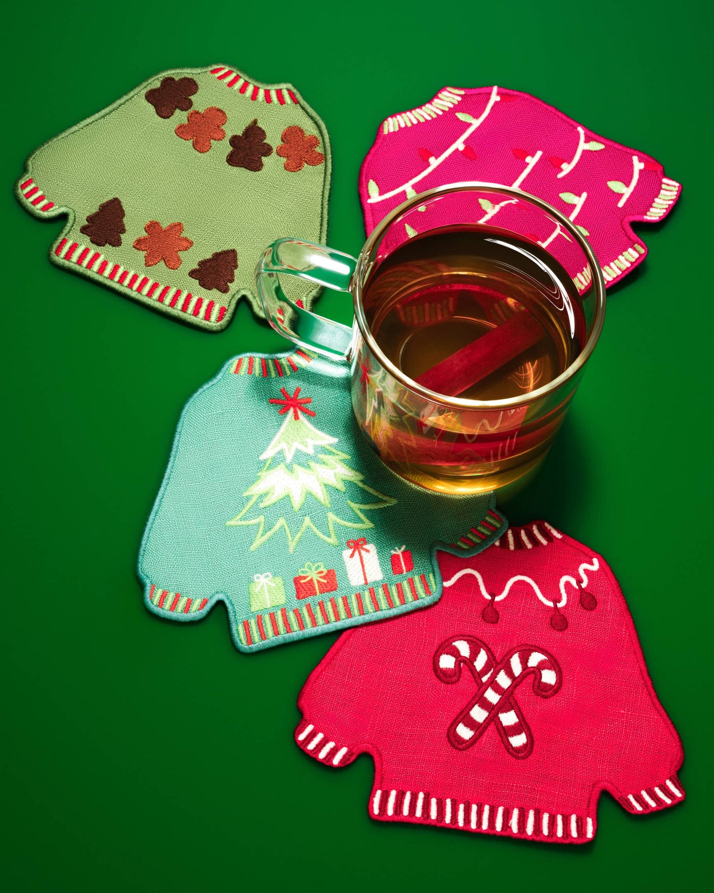 Linen Cocktail Napkins ~ Ugly Sweaters