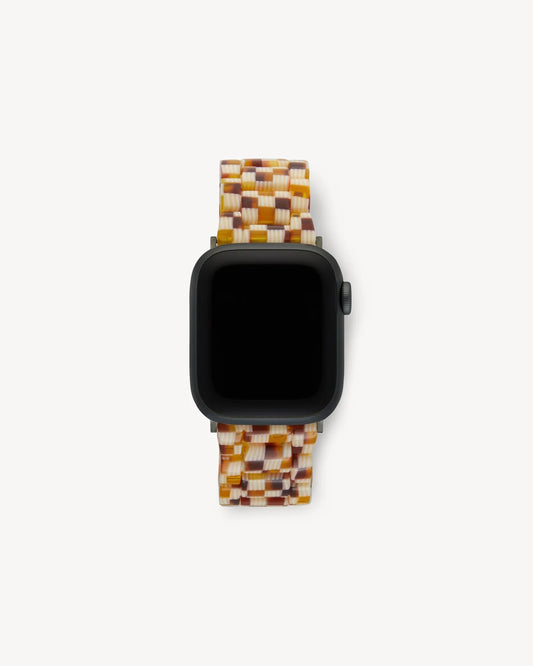 Apple Watch Band (42/44/45) ~ Tortoise Checker