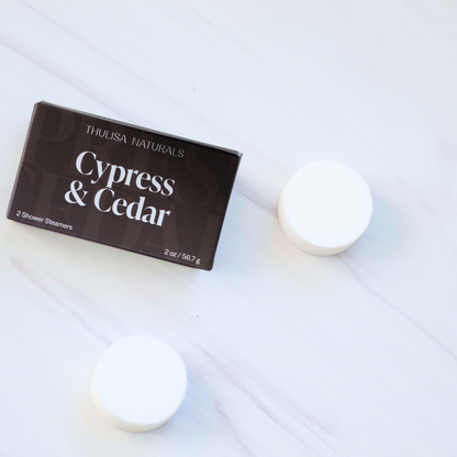 Shower Steamer Duo ~ Cedar & Cypress