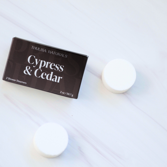 Shower Steamer Duo ~ Cedar & Cypress