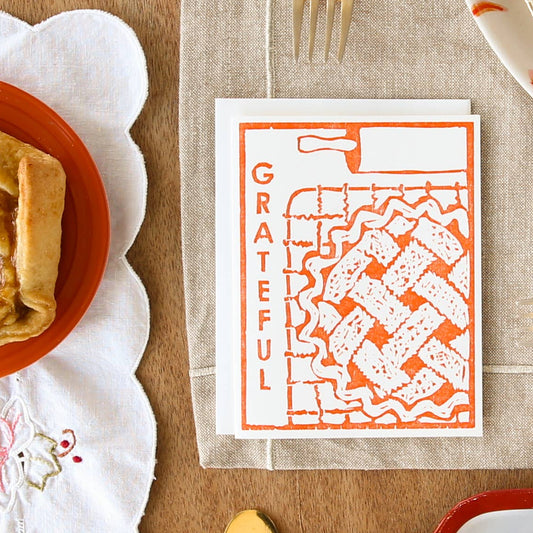 Appreciation Greeting Card ~ Grateful of Pie