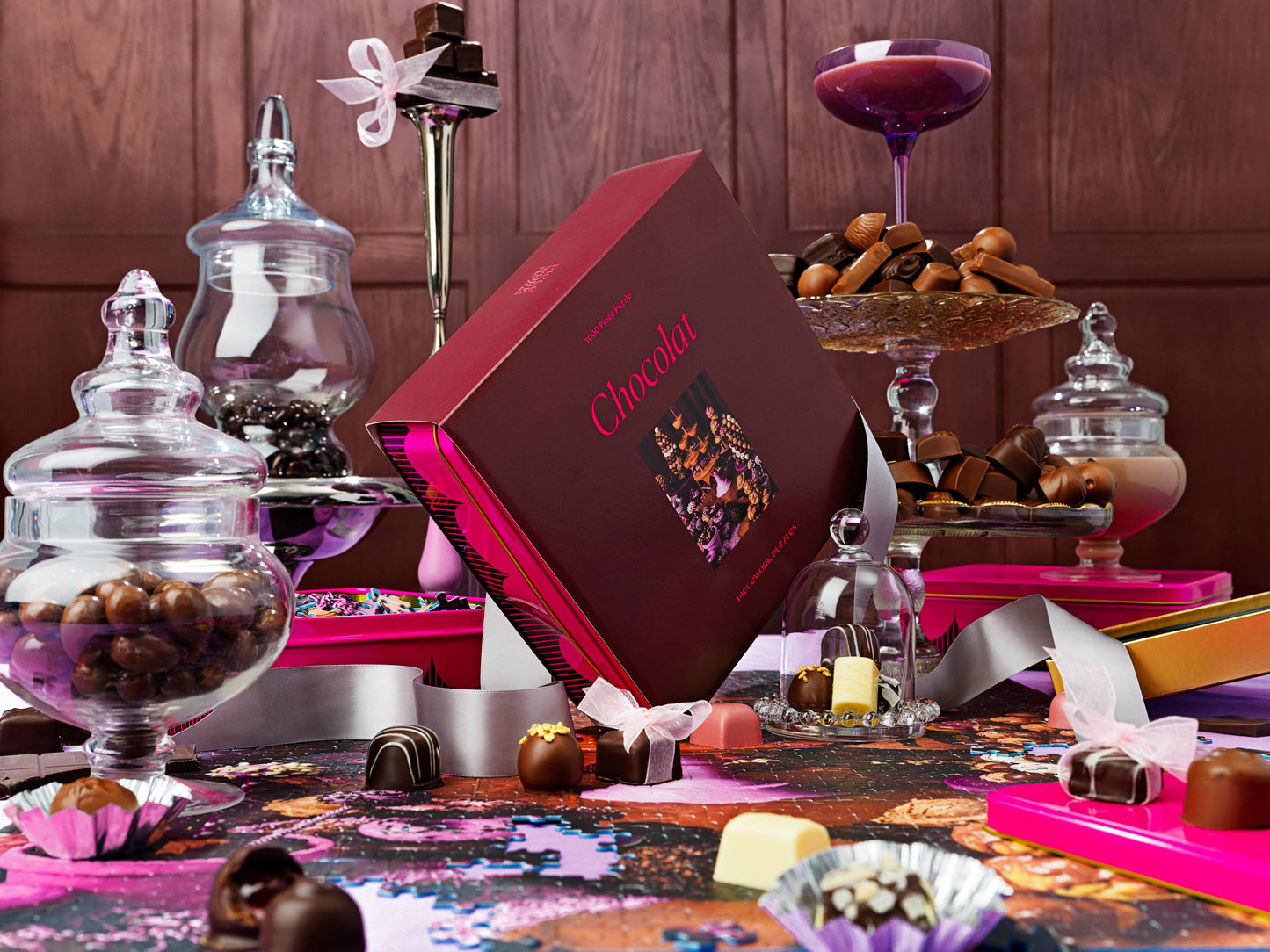 Puzzle (1000 Pieces) ~ Chocolat Tin