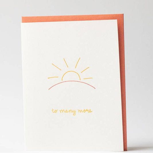 Celebratory Greeting Card ~ To Many More