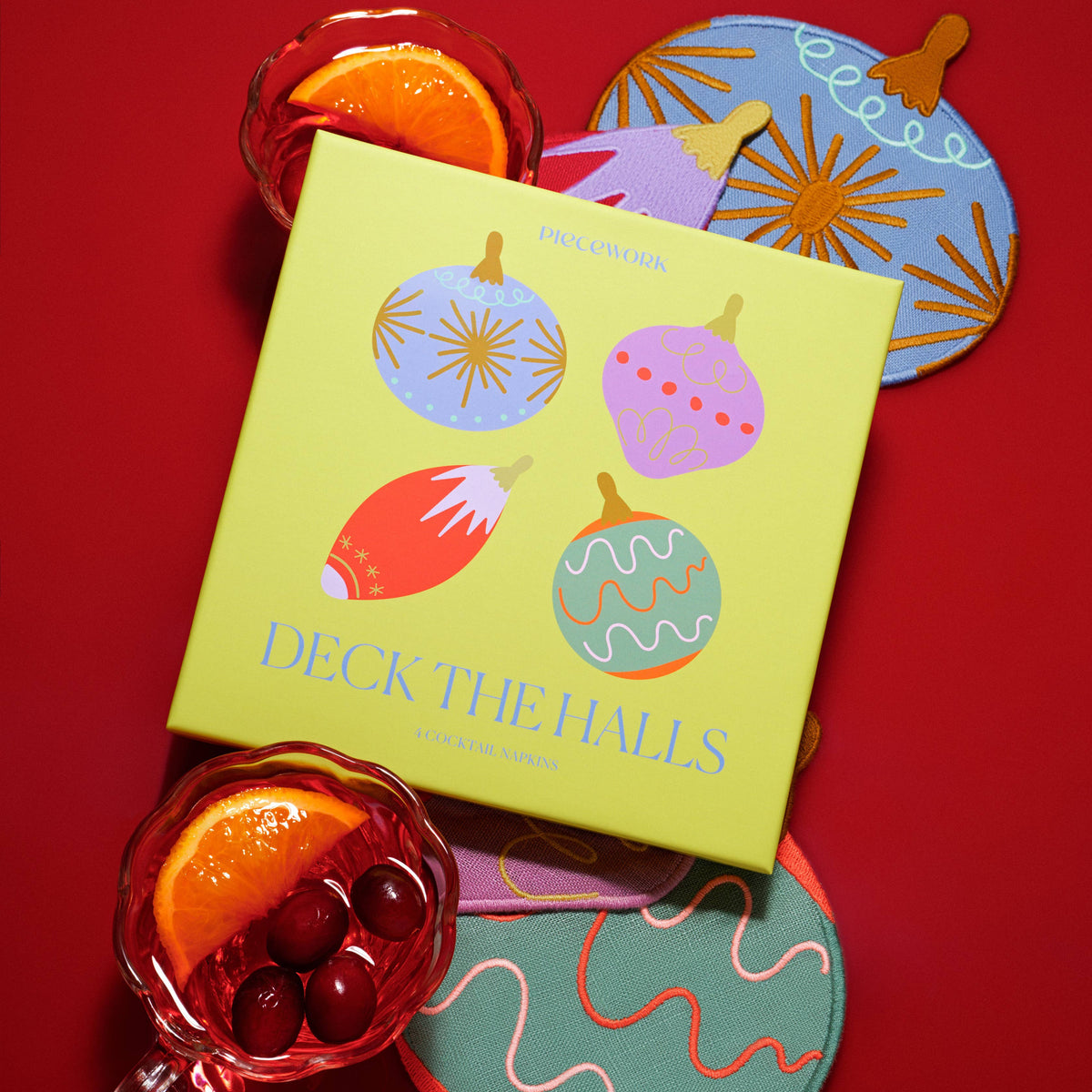 Cocktail Napkins ~ Deck the Halls