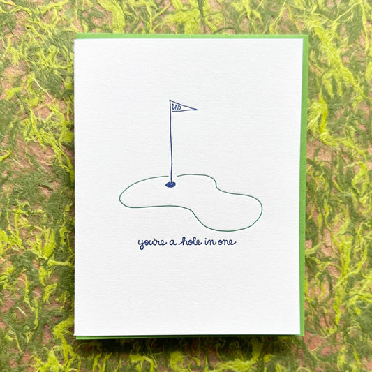 Appreciation Greeting Card ~ You're a Hole in One