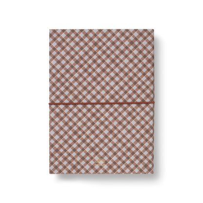 Softcover Lined Notebook ~ Petals & Plaid
