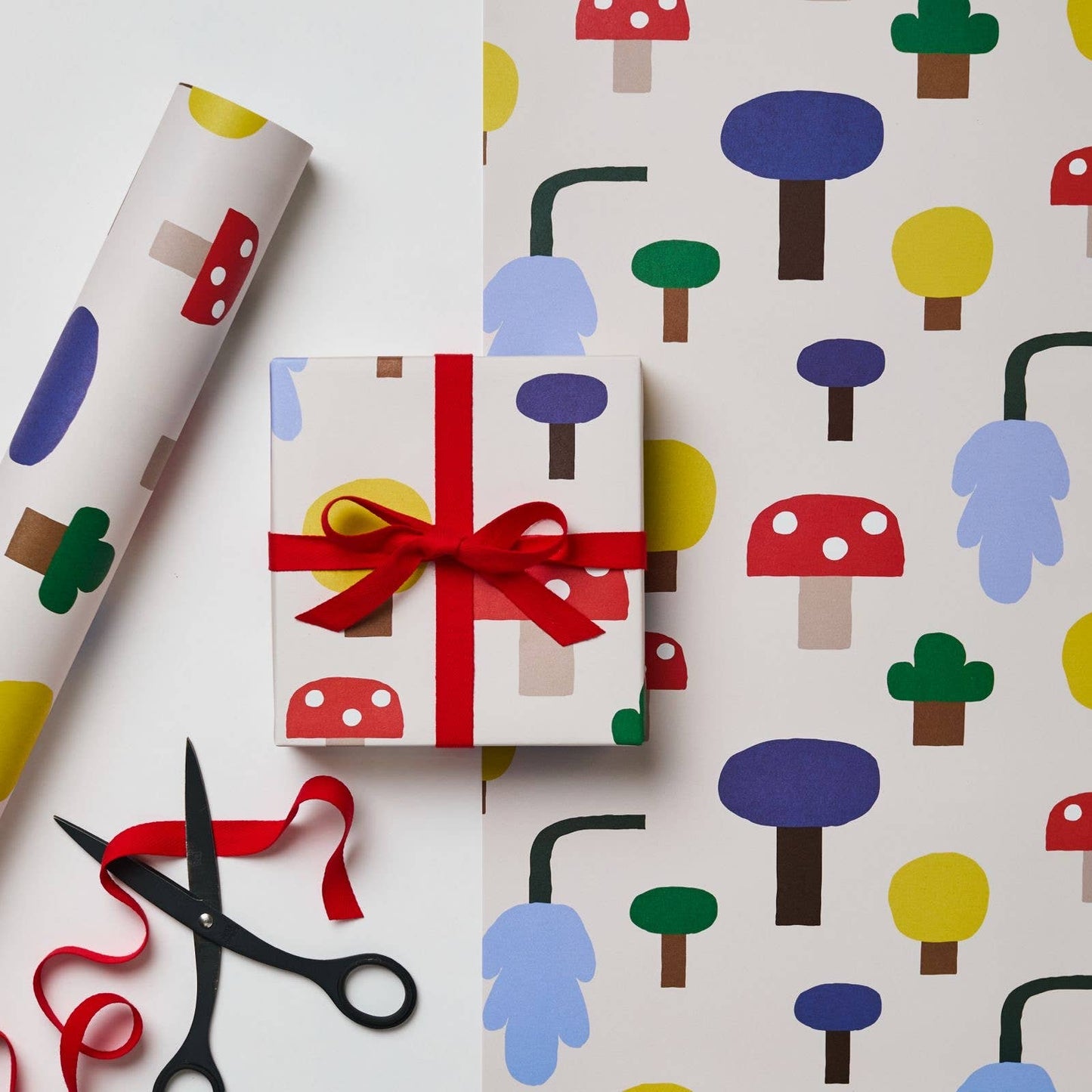 Complimentary Gift Wrapping ~ Oak Leaf & Mushroom