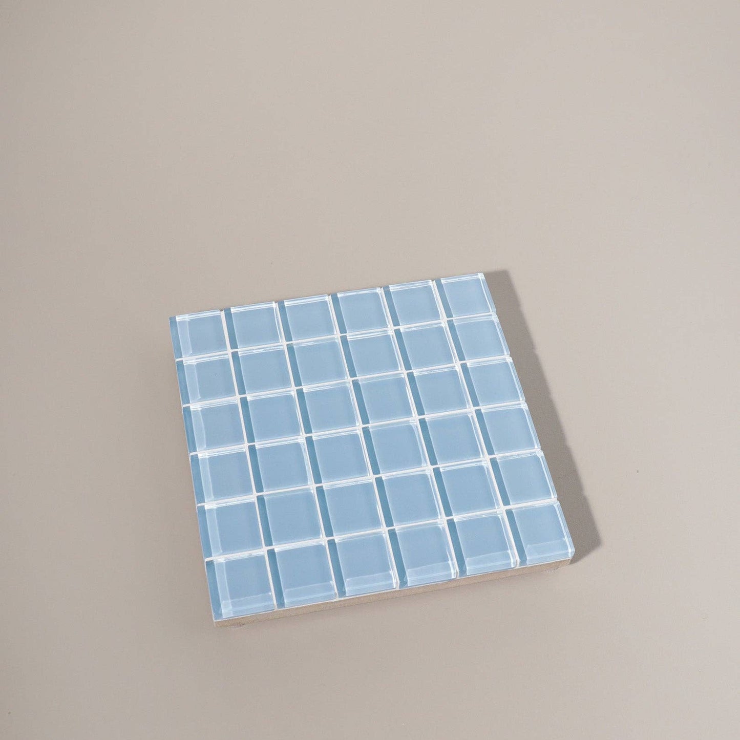 Square Glass Tile Tray ~ It's Sky
