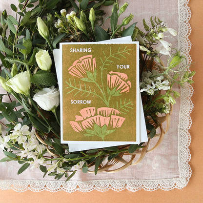Sympathy Greeting Card ~ Sharing Your Sorrow