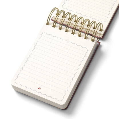 Chunky Spiral Notepad ~ Very Cherry