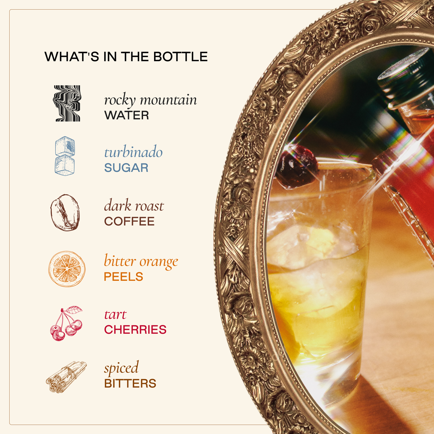 Old Fashioned Cocktail Syrup ~ Espresso