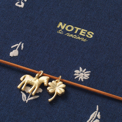 Softcover Lined Notebook ~ Twilight Blooms