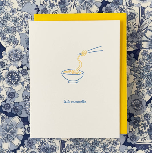 Romantic Greeting Card ~ Let's Canoodle