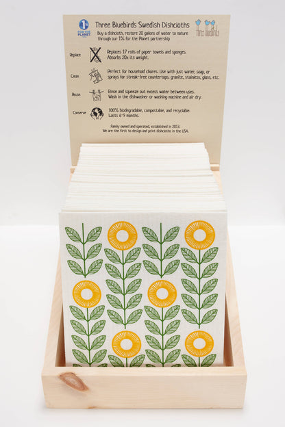 Swedish Dishcloth ~ Frogs & Flies